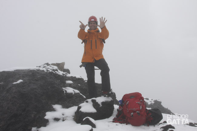 Carstensz Pyramid's summit (© P. Gatta)