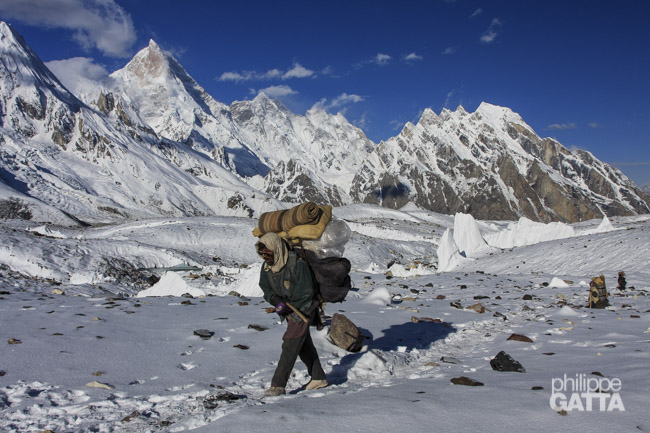 K2 and Broad Peak from Concordia (Photo © A. Gatta)