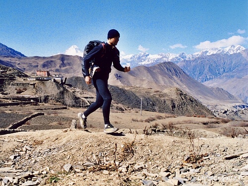 Philippe at Muktinath (© P. Gatta)