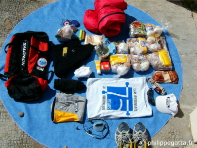 My gear for MDS (© P. Gatta)
