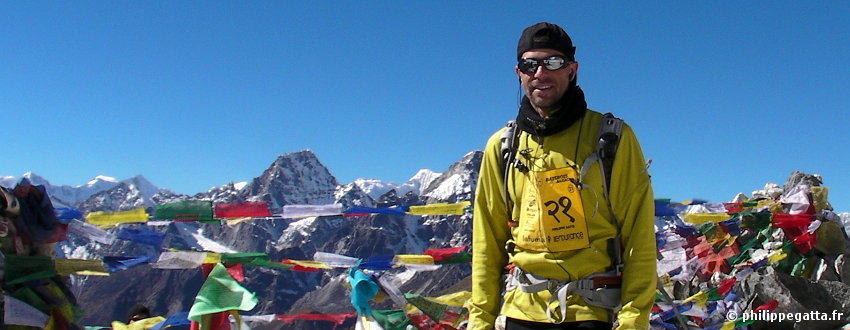 Philippe at the Cho La pass, 5330 m (© A. Gatta)