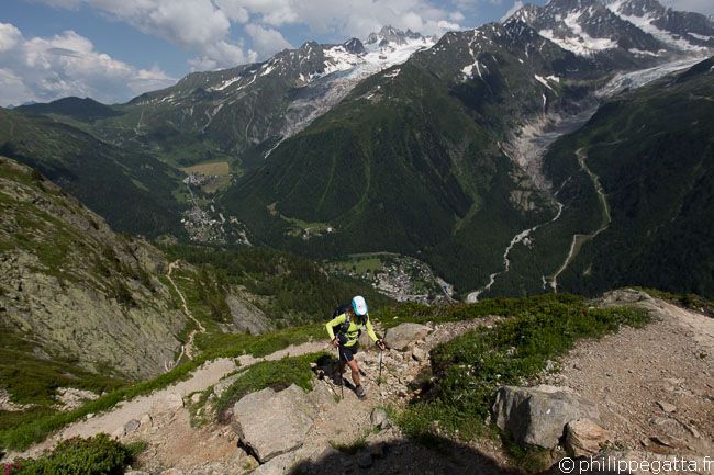 TMB, trail to Flégère (© P. Gatta)