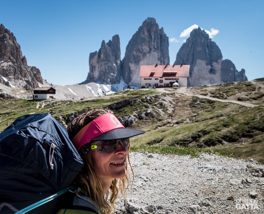 Refugio Locatelli and Tre Cime di Lavaredo, Italy (© P. Gatta)