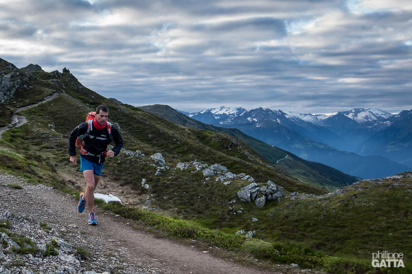 Zillertal Alps in the distance seen from above Rastkogelhütte, Austria (© A. Gatta)