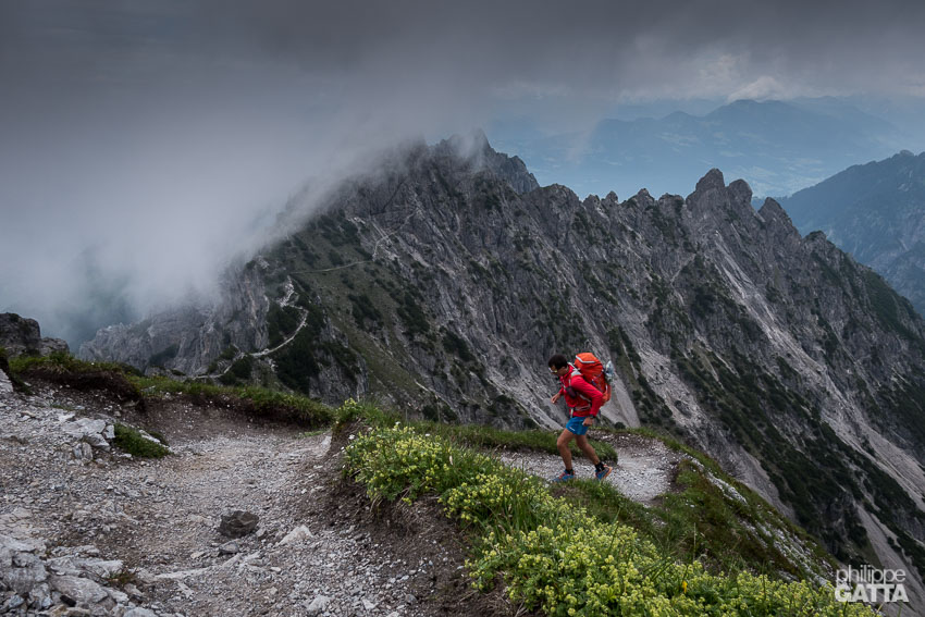 Close to the top of Gafleispitz, Liechtenstein (© A. Gatta)